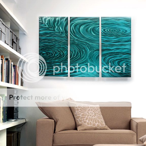 Teal Wall Art modern abstract painting metal wall art sculpture teal liquid Teal Wall Art modern abstract painting metal wall art sculpture teal liquid
