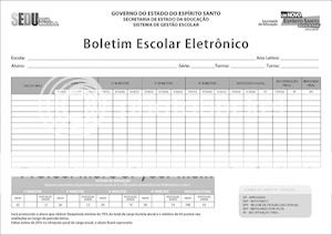 Boletim Escolar Boletim Escolar