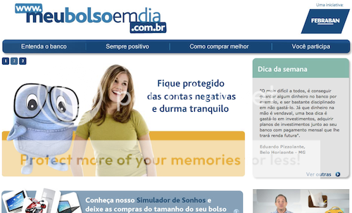 Site Meu Bolso em Dia Site Meu Bolso em Dia