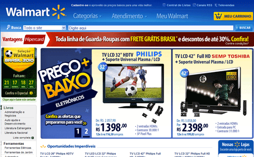 Site do Walmart Site do Walmart
