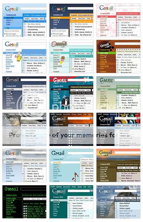 Temas para Gmail