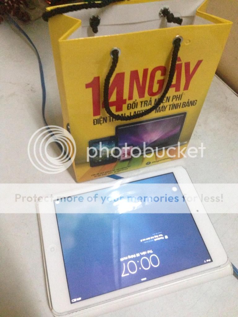 Ipad mini 1 ony wifi 16gb  hàng chính hãng tgdd bh 12tg( CÓ HÌNH)