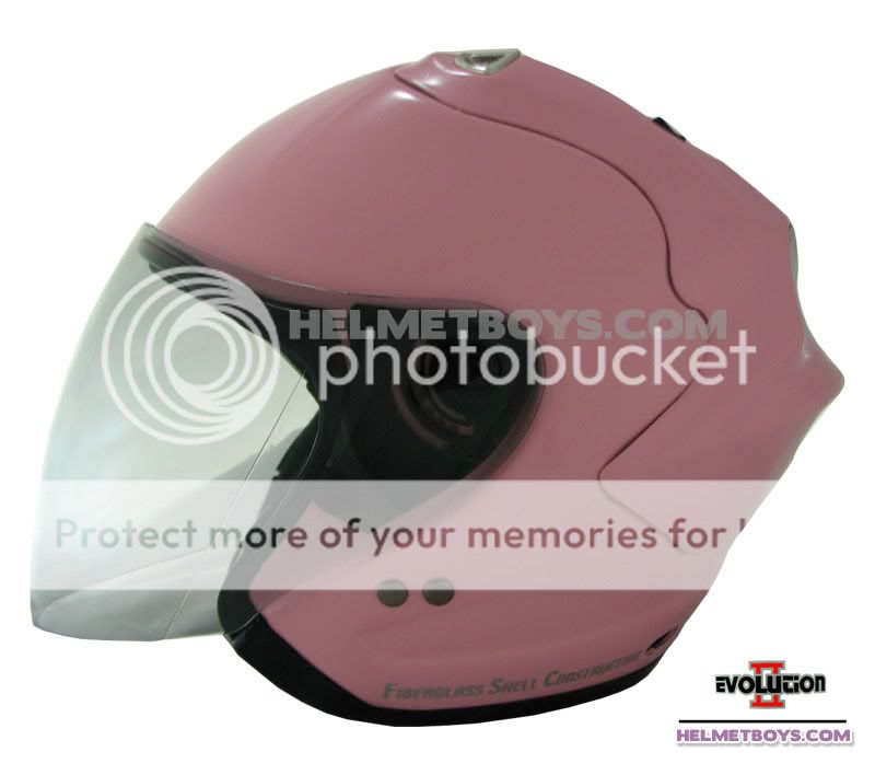 Special Pink Helmets For Lady Riders / Pillion