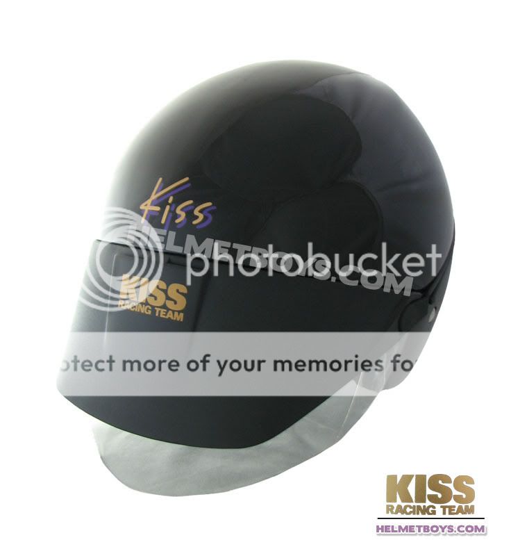 KISS Shorty Motorcycle Helmet